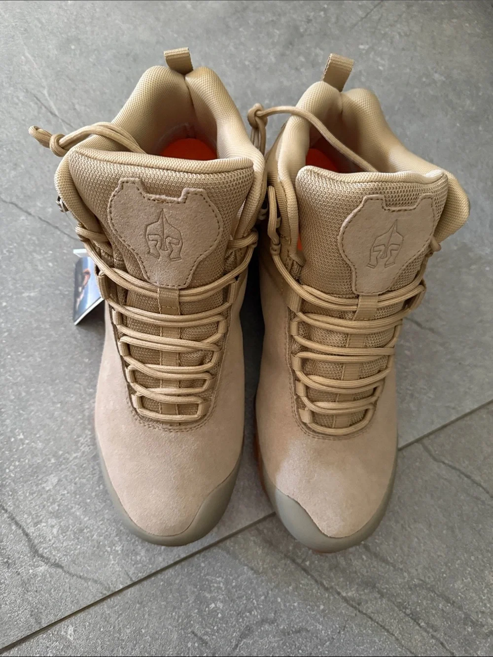 Brand New with Tags Men's Tan Lace-Up Casual Boots